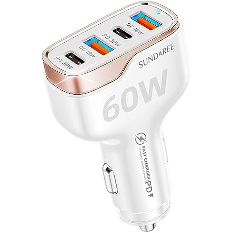 Chargeur Allume Cigare SUNDAREE 60W Cover