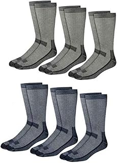 Kirkland Signature Outdoor Trail Socks Merino Wool Blend, 6 Pairs, Large