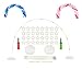 Balloon Arch Kit - 8FT Tall & 18Ft Wide Easy DIY Frame Base and Pole with e-Instruction - for Birthday, Wedding, Events, Party Decoration