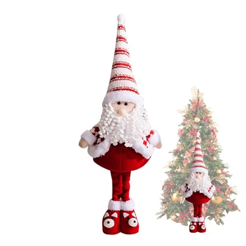 Décoration de Noël stable pour table et cheminée avec figurine rétractable