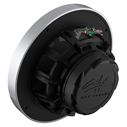 Image of Wet Sounds XS Series Silver Grill 6.5 inch OEM Replacement Speakers w /120 Watt Peak Power