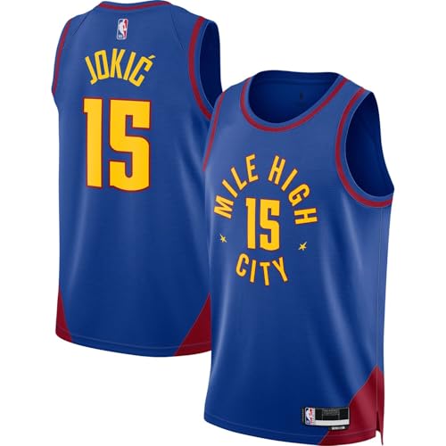 Outerstuff Nikola Jokic Denver Nuggets NBA Kids Youth 8-20 Blue Statement Edition Swingman Jersey (US Numeric 10 12 Regular Nikola Jokic Denver Nuggets Blue)