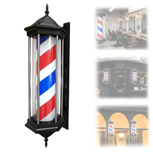 Lampe LED pour barbier rotative et panneau mural étanche de salon