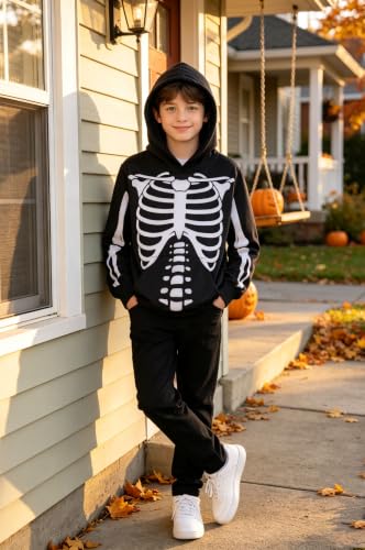 Image of TUONROAD Boys Hoodies 3D Graphic Sweatshirt Lightweight Pullover 6-16T cool