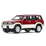 PAUDI Model 1:64 Scale 1998 Patrol Y61 Diecast Model Car, Red