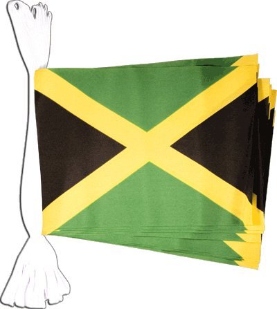 Guirlande drapeau Jamaïque Digni pour vos soirées reggae et fêtes d'été