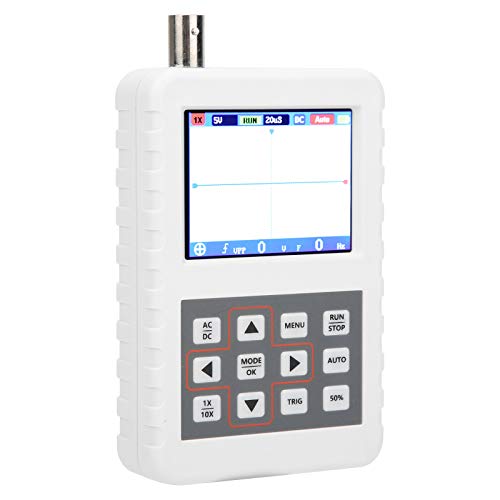 Mini Oscilloscope 2.4inch LCD Display Screen Digital Oscilloscope 20MSps Maximum Sampling Rate for Electrician DIY