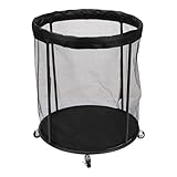 Ball-Aufbewahrungsbox für den Außenbereich, Netzkorb für Garage, Pool, Garten, robuste Aufbewahrungslösung für Sportgeräte und Spielzeug