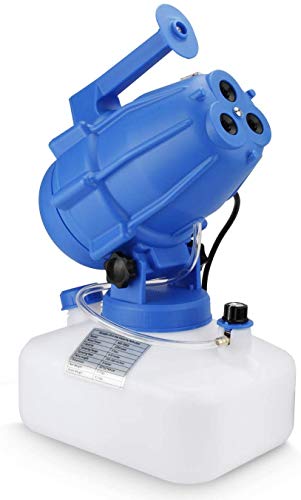 ZSTY Atomizador eléctrico portátil al Aire Libre, Granja Hospitalario Escuela Familia Gran área Interior y al Aire Libre Lugares públicos Atomizador eléctrico 4.5L Atomizador portátil,European Plug