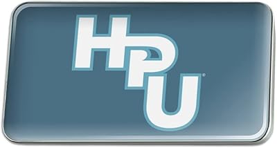GRAPHICS & MORE Hawaii Pacific University Secondary Logo Metal Rectangle Lapel Hat Pin Tie Tack Pinback