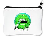 100% polyester. Toxic Moment  Dirty Lips  Smoke Cigarette  Yummy Donut  Popular Tobacco  Osom Teeth  Cool T Shirt  Yolo Swag Reißverschluss-Geldbörse Brieftasche Geldbörse