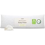 Coop Home Goods Original Adjustable Body Pillow, 20x54 Long Pillow for Back, Shoulder, Hip and Knee Support, Side Sleeper Body Pillows for Adults with Memory Foam &amp; Washable Cover