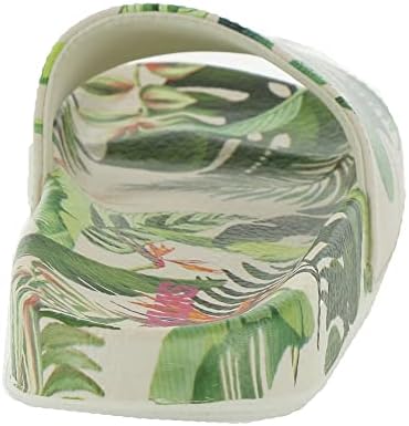 MUK LUKS Women's Pool Party Slide Sandal, Jungle, Medium | Image 5