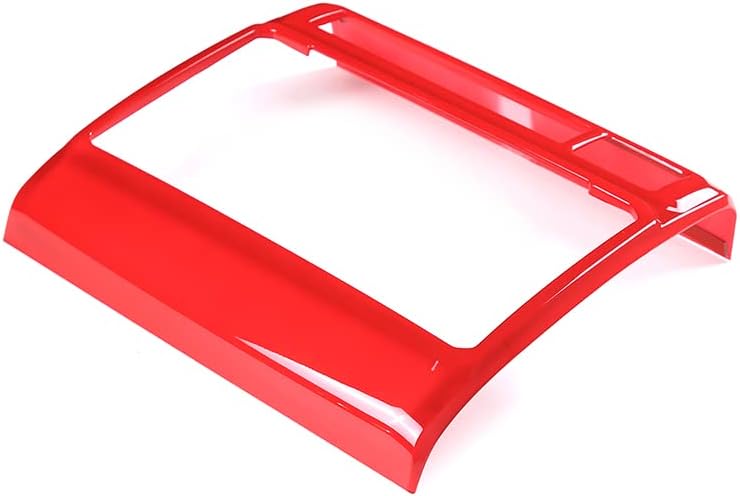 CHEAYAR Dashboard DVD Navigation Screen Frame Cover Trim, Center Console Panel Trim Cover Fit for Toyota Tacoma 2011-2015,Touch Screen Car Display Navigation Screen Trim Cover (Sports red)