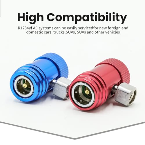 Adaptador R1234yf para sistema A/C, set de 2 miniatura 3