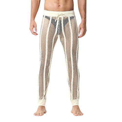 Survêtement mode homme pantalon d'été léger ample respirant et rayé