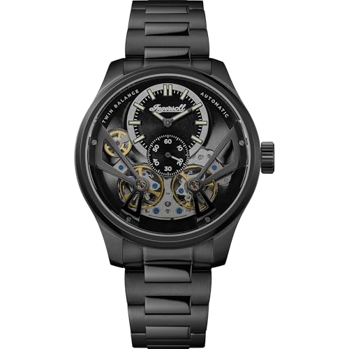 Montre automatique Ingersoll 1892 The Naismith cuir et acier de prestige masculin