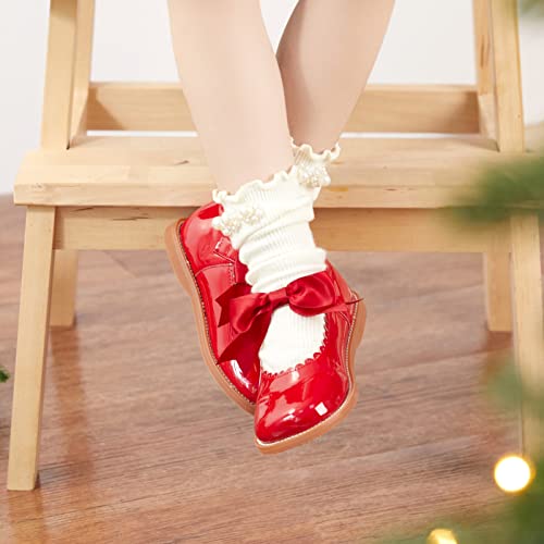 Image of Otter MOMO Toddler Little Girls Oxford Shoes Mary Jane Flat T-Strap School Uniform Party Dress Shoes