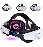 Comfort Head Strap Compatible with Meta Quest 3S/Quest 2/Quest 3 Head Strap, Adjustable Elite Str...