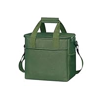 Morbuy Borsa Termica Porta Pranzo 15L - Tessuto Oxford, Isolata A 3 Strati, Impermeabile - Perfetta Per Lavoro, Scuola, Picnic, Campeggio - Fantasia Plaid