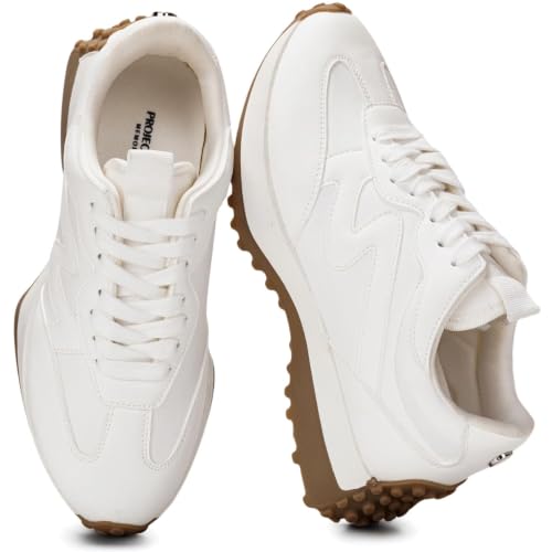 Image of Trendy Lace Up Fashion Sneakers for Women - Lightweight Womens Shoes 2026