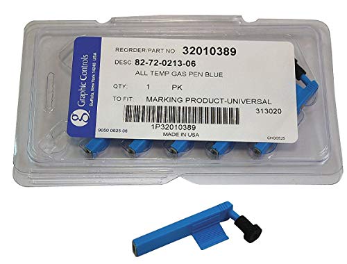 Chart Recorder Pen, Blue, PK6
