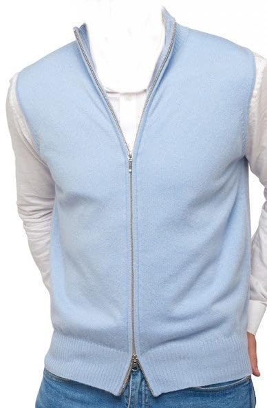 Chaleco para hombre Balldiri ideal para días fríos en cachemira de cuello alto
