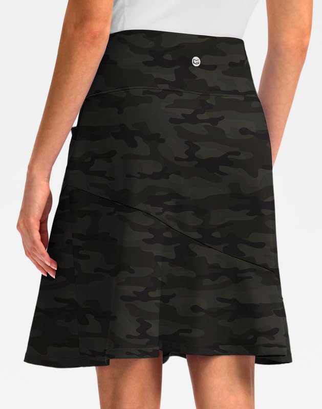 G Gradual Skorts Skirts for Women with 5 Pockets 20" Knee Length Golf Skirt Modest Long Tennis Athletic Skirts for Women - Image 2