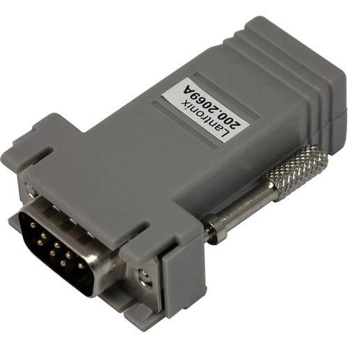 LANTRONIX ACCS RJ45 to DB9M DCE Adapter SLC EDSXPR EDSXPS Conn DB9F DTE