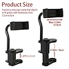 Adjustable Guitar Phone Holder, Telescopic Mount for Electric & Bass Guitors 6-10.5cm, Flexible Arm for Sheet Music & Smartphones #3