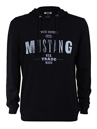 MUSTANG Hoody Felpa con Cappuccio Uomo