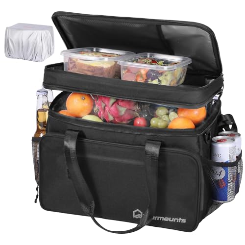 WARMOUNTS Leak Proof Insulated Cooler Bag, 48 Cans Soft Sided