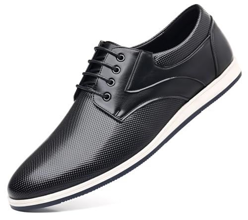 Image of Men's Fashion Casual Oxford Shoes Lace-up Formal Sneakers