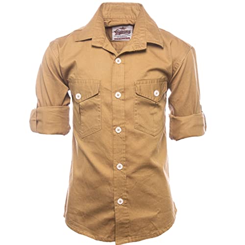 GILLSONZ MF DS55-1 Kinder Party Freizeit Student Hemd Langarm 100%...