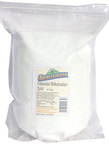 Xylit Xylitol - Finnischer Birkenzucker Premiumqualität - 3 kg