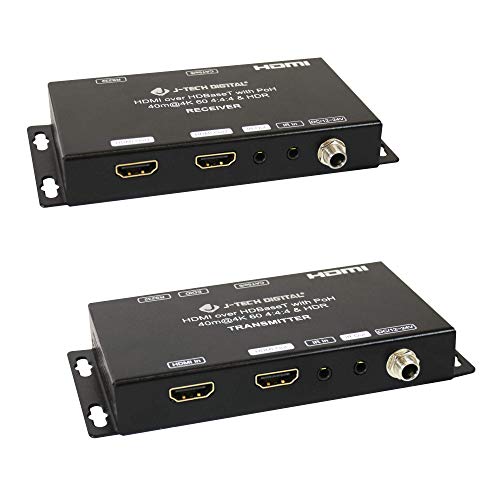 J-Tech Digital HDBaseT 4K@60Hz HDMI 2.0 Extender with a Local Loop Out