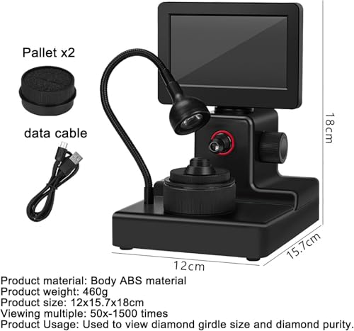 Microscope numérique LCD avec grossissement 50x-1000x pour une identification précise - 7