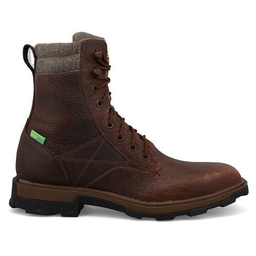 Twisted X Men's 8" UltraLite X Work Boot, Square Toe Nano Toe with UltraLite X4