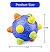 Toddlers Baby Music Shake Dancing Ball Toy, Move and Crawl Ball Toys for Kids,Bouncing Sensory Learning Ball Toys Ideal Gift for Baby Boys and Girls, Endless Fun for Children (Navy Blue),18+ Months