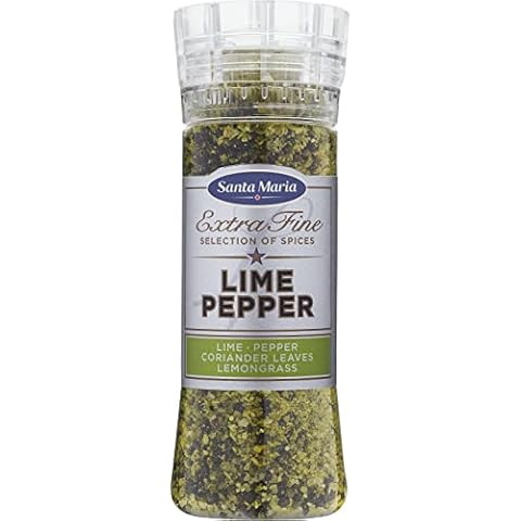 Santa Maria Seasoning Mix - Lime Pepper, 310g | Spice Powder | Great for Rubs, Marinade, Sauce or Cooking With Fish, White Meat, Salads or Vegetables, Red Cover