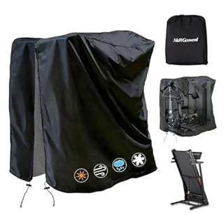 Treadmill Cover, Folding Treadmill Cover, Dustproof and Waterproof Cover, Oxford Cloth Waterproof Sunscreen Cover(Black)