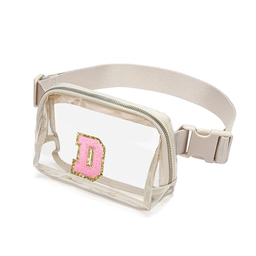 Marsupio trasparente approvato per lo stadio per donne e uomini con cinturino regolabile Borsa a tracolla per concerti sport viaggi escursionismo corsa