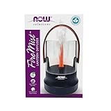 Now Solutions FireMist™ Lantern Diffuser, Portable Ultrasonic Aromatherapy Diffuser with LED Flame Light, Water-Resistant, Rechargeable Battery & USB-C Charging
