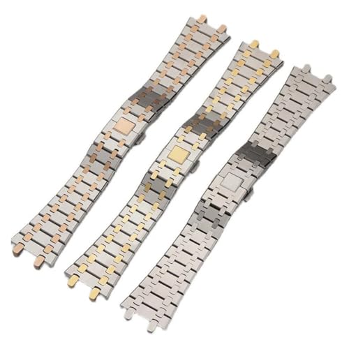 Bracelets de montre 26 mm acier boucle déployante Royal Oak 15500 - 2