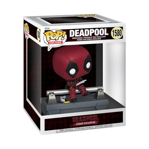 Funko POP! Deluxe: Deadpool - Deadpool on Bridge - Figura in vinile da collezione - Idea regalo - Prodotto ufficiale - Giocattoli per bambini e adulti - Modello di figura per collezionisti