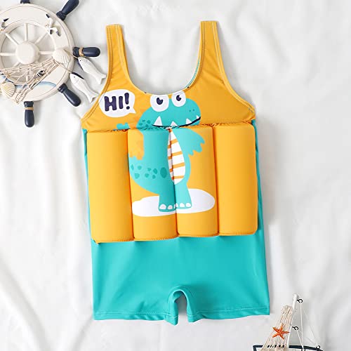 Image of Kids Boys Girls Floatation Swimsuit with Adjustable Buoyancy Baby Float Suit Swim Vest One Piece Swimwear Bathing Suit
