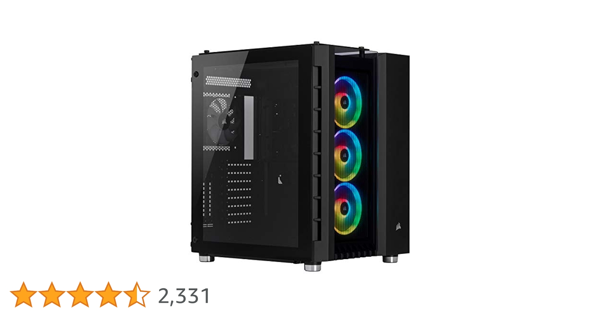 CORSAIR Crystal 680X RGB ブラック Corsair Crystal Series 680X RGB High Airflow Tempered Glass