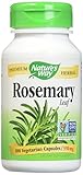 Fabricado por Nature's Way Romero, hojas, 350 mg, 100 cápsulas - Camino de la Naturaleza