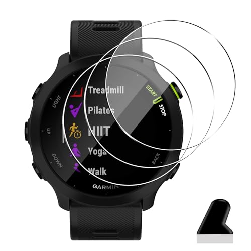 Amazon | 【3枚セット】 対応 GARMIN ForeAthlete 55 ガラスフィルム 