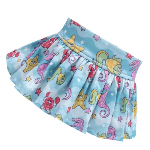 Image of CuteBone Dog Bikini Dress, Stylish Swimsuit Costume for Small Dogs, Comfortable & Adjustable Puppy Bathing Suit, Soft Outfit Pet Apparel for Beach, Pool and Summer Fun DB35XS